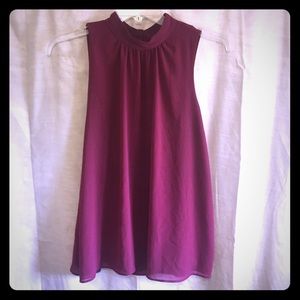 Ann Taylor Red Sleeveless Blouse Sz XL